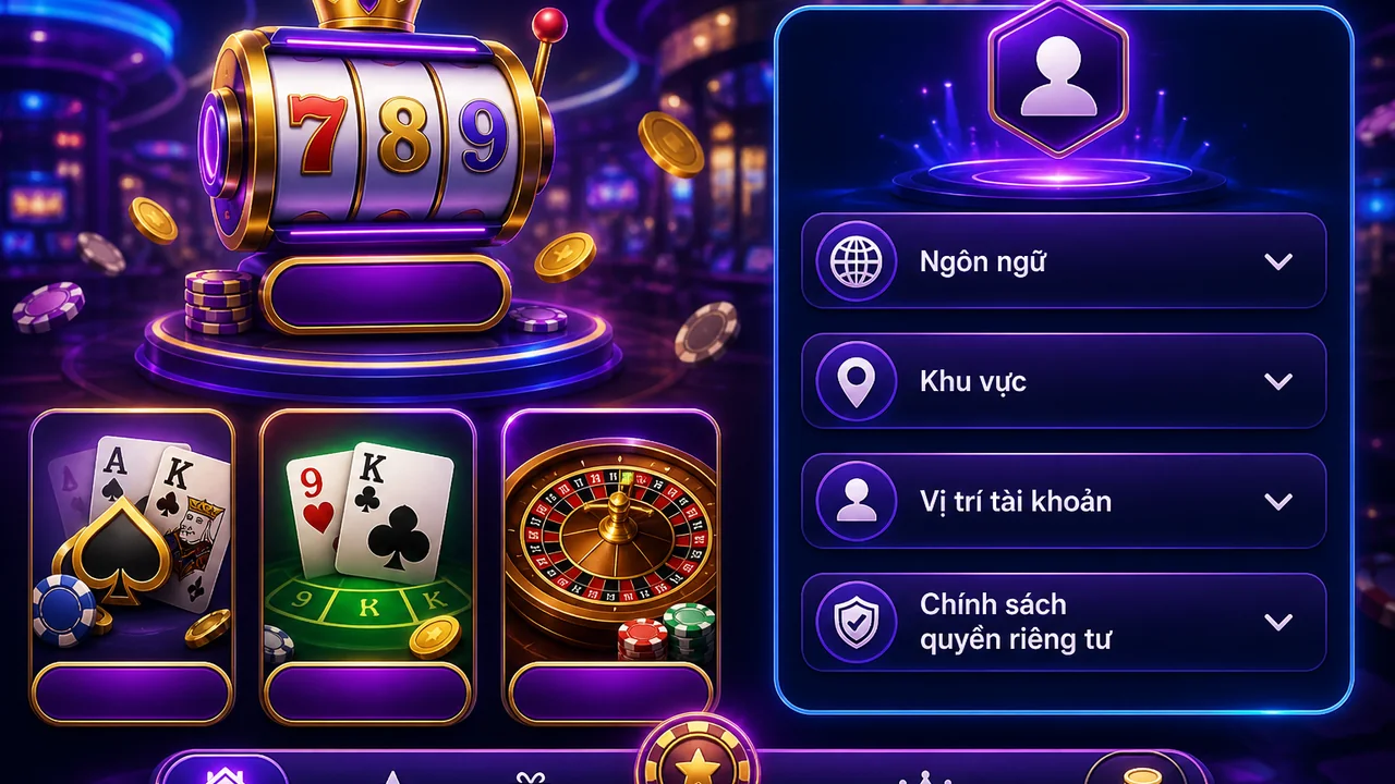Baccarat, roulette và blackjack: khu vực ngôn ngữ vị trí tài khoản trong game 789win nghĩa là gì?