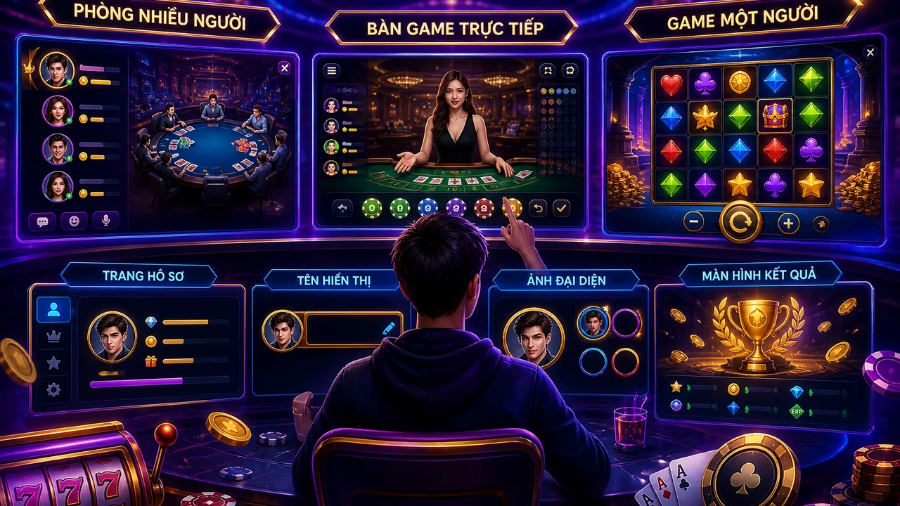Tên hiển thị và ảnh đại diện trong ba kiểu game: 789win khác nhau thế nào?