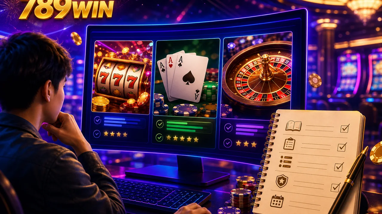 Cách chọn định dạng dễ kiểm tra luật trước phiên trên 789win